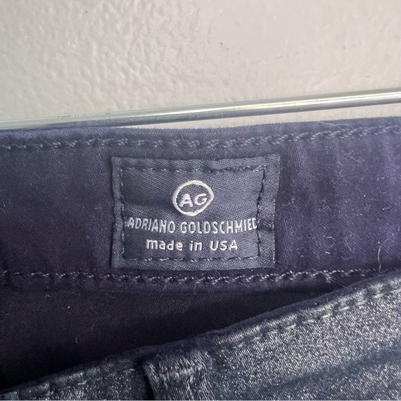 AG Womens Absolute Legging Skinny Jeans Coated Black Sz 29 Low Rise Retro 90s - Picture 5 of 12